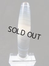 ボツワナ産ピクチャーアゲート現代天珠 直径約14×60mm