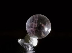 画像2: マダガスカル産ピンクエンジェルラダー水晶丸玉 10mm