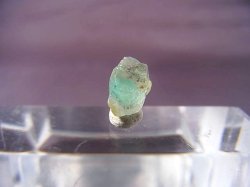 画像1: 南アフリカ・メッシーナ鉱山産パパゴアイト入り水晶原石 0.2g