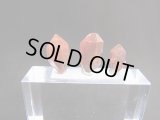 スペイン・バレンシア産赤鉄水晶（クオルゾ・ロホ） 3点セット トータル 1.6g
