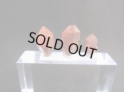 画像1: スペイン・バレンシア産赤鉄水晶（クオルゾ・ロホ） 3点セット トータル 1.6g