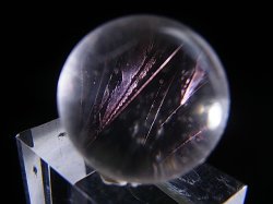 画像2: マダガスカル産ピンクエンジェルラダー水晶丸玉 19.5mm