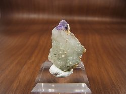 画像1: ドイツ・ザクセン州産フローライトon水晶(シデライト/パイライト共生) 4.1g