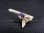 画像2: ドイツ・ザクセン州産ブルーフローライトon水晶(パイライト共生) 0.8g (2)