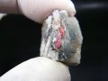 ドイツ・ザクセン州産エリスライトon水晶原石 7.1g