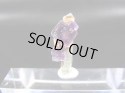 画像1: ドイツ・ザクセン州産フローライトon水晶(シデライト共生) 0.9g