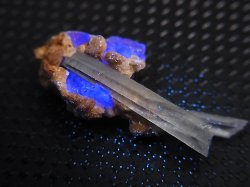 画像2: ドイツ・ザクセン州産フローライトon水晶(シデライト共生) 1.4g