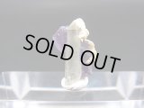 ドイツ・ザクセン州産フローライトon水晶(シデライト共生) 1.0g