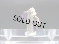 画像1: ドイツ・ザクセン州産フローライトon水晶(シデライト共生) 1.0g