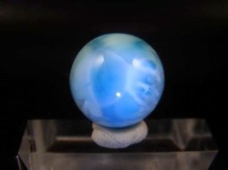 画像1: ドミニカ産ラリマー4Aスフィア 18.5mm