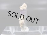 ドイツ・ザクセン州産フローライトonグリーン水晶(シデライト共生) 0.6g