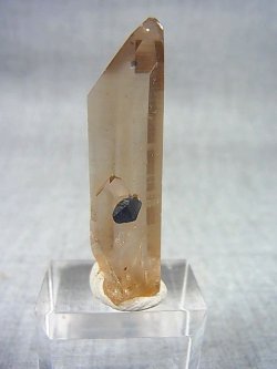 画像1: ノルウェー産ライトシトリンスモーキー水晶（付着・内包アナテース付き/透過あり） 11.0g