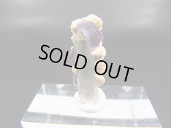 画像1: ドイツ・ザクセン州産フローライトonグリーン水晶(シデライト共生) 1.5g
