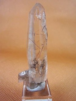 画像1: ブラジル・イティンガ産ブラックトルマリンインクルージョン水晶ポイント 15.6g