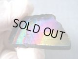 フィンランド・ユレマー産スペクトロライト（パープルヴィオラミックス）研磨スライス 10.6g