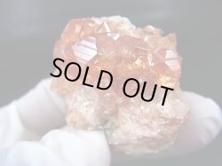 画像1: 宝石グレード：カナダ・ジェフリー鉱山産グロッシュラーガーネット原石クラスター 49.5g
