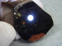 画像2: オレゴン・ファイヤーオブシディアン研磨原石 22.9g