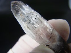 画像2: ブラジル・イティンガ産ブラックトルマリンインクルージョン水晶ポイント（ＤＴ） 9.7g