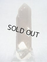ベトナム・タインホア産アクアマリン付きスモーキー水晶（ブラックトルマリン/微斜長石付き） 28.5g