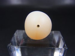 画像1: 和田玉（ホータンぎょく）「羊脂白玉」オリジナルビーズ 約18×15×14mm