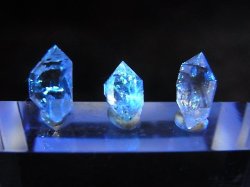 画像1: スペイン・アストゥリアス産ペトロリウム水晶（ＤＴ/セプター） 3点セット トータル 0.8g