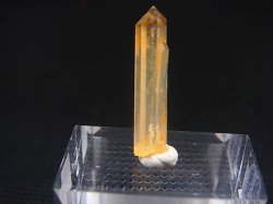 画像1: 五代松鉱山産トラピチェ・レモン水晶 0.8g