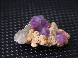 画像1: ドイツ・ザクセン州産フローライトonグリーン水晶(シデライト共生) 1.7g
