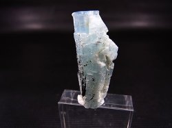 画像2: ベトナム産連晶結束型アクアマリン原石（ブラックトルマリン付き） 7.4g
