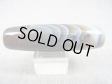 ボツワナ産ピクチャーアゲート現代天珠 直径約15×53.5mm