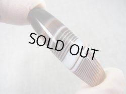 画像2: ボツワナ産ピクチャーアゲート現代天珠 直径約12.5×43mm