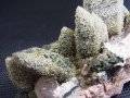 新産地：ベトナム・ニントゥアン産エピドート/水晶クラスター（カリ長石共生） 167.1g