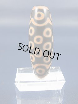 画像1: 「二十八眼」至純現代天珠 直径約13.5×40mm
