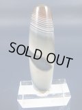 ボツワナ産ピクチャーアゲート現代天珠 直径約14×46.5mm