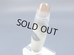 画像2: ボツワナ産ピクチャーアゲート現代天珠 直径約14×46.5mm