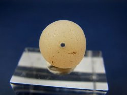 画像1: 和田玉（ホータンぎょく）「羊脂白玉」オリジナルビーズ 約15.5×13×13mm