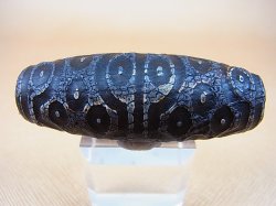 画像2: 「三十六眼」老礦（ろうこう）現代天珠 直径約20.5×55.5mm