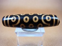 画像2: 「二十一眼」至純現代天珠 直径約14×56mm