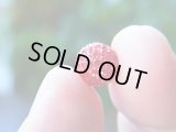 【クリアランス価格70％OFF 210円→63円】チェコガラス・ミラーボール粒売りビーズ（レッド）10mm
