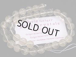 画像1: 【店主おすすめ】Geiger Minerals社シトリン2012クリスタル・特製ビーズ12.0-11.8mm
