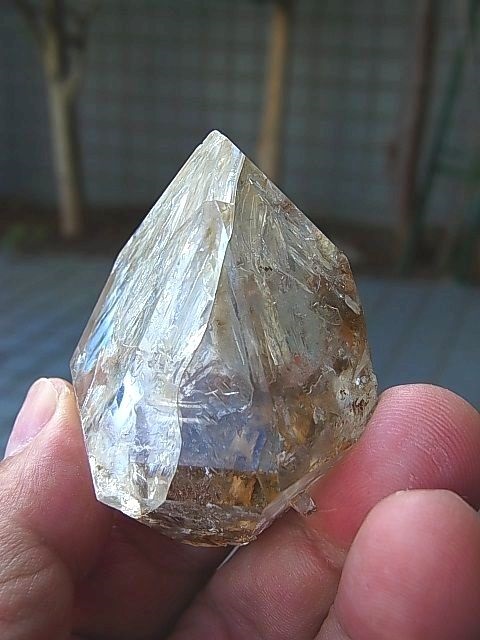 ニューヨーク・ハーキマー鉱山産レインボー・エレスチャル水晶原石92.1g - パーフェクトストーン PERFECT STONE