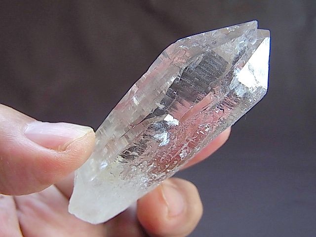最低価格の 激レア 手磨き ガネーシュヒマール水晶 プラトン立体