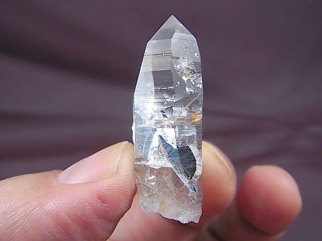 ラパ産ガネーシュヒマール・クリア水晶（ブルッカイトインクルージョン）13.4g