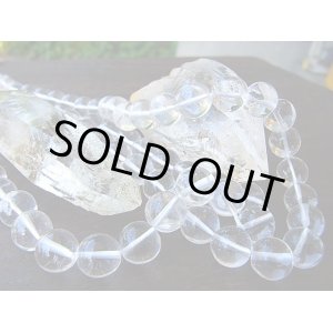 画像: ネパール・ガネーシュヒマール産クリア・ナチュラル水晶粒売りビーズ9.8mm平均