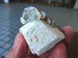 画像1: フンザ産ライトブルートパーズ結晶付き原石86.2g