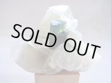 画像: 【クリアランス価格30％OFF 10,000円→7,000円】バイカラートルマリン（グリーン＆ブルー）付き水晶原石78.2g