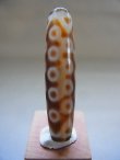画像1: 「ドラゴンライン入り二十七眼」現代天珠 直径約13.5×58.5mm