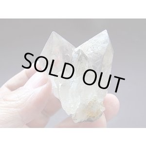 画像: スカルドゥ産ダブルポイント水晶126.9g