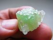 画像2: ナミビア・ゴボボセブ山産プレナイト＆水晶＆方沸石原石11.9g
