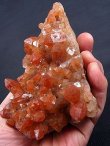 画像2: キャビネットサイズ：モロッコ産赤水晶（Quartz Rouge）群晶464.4g