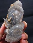 画像1: トルコ産カルセドニー＆ドゥルージ水晶原石 188.4g